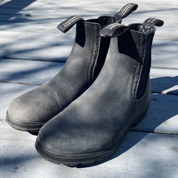 Shoes - Blundstone Original High Top Boots #1630 - Rustic Black